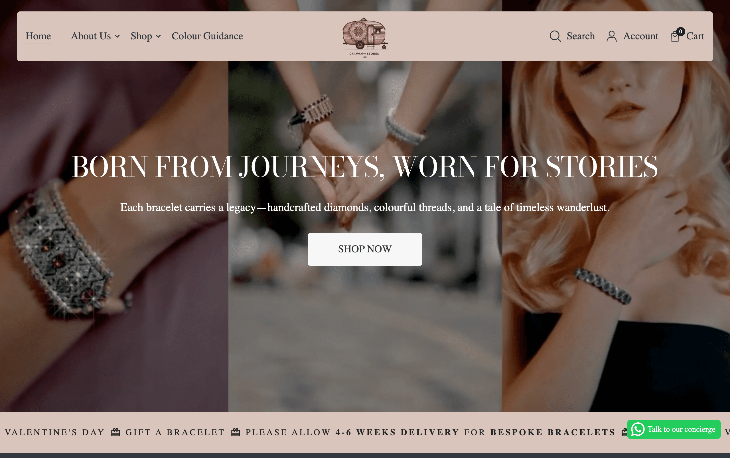 Caravan of Stones Jewelry Platform