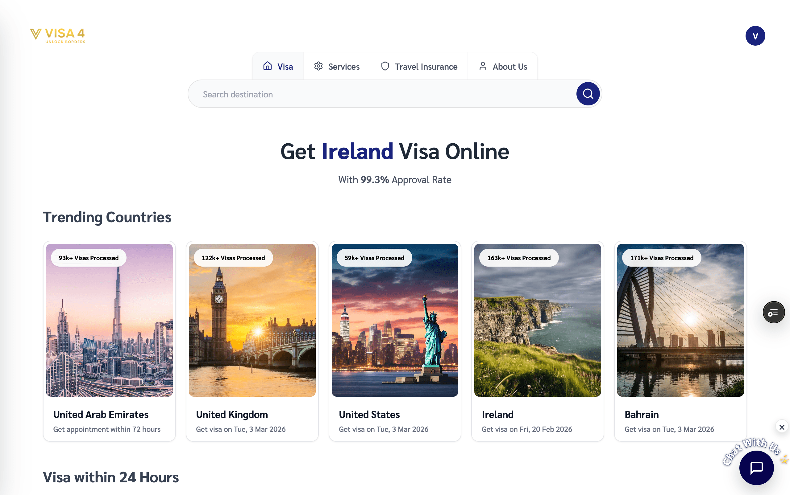 Visa Booking System