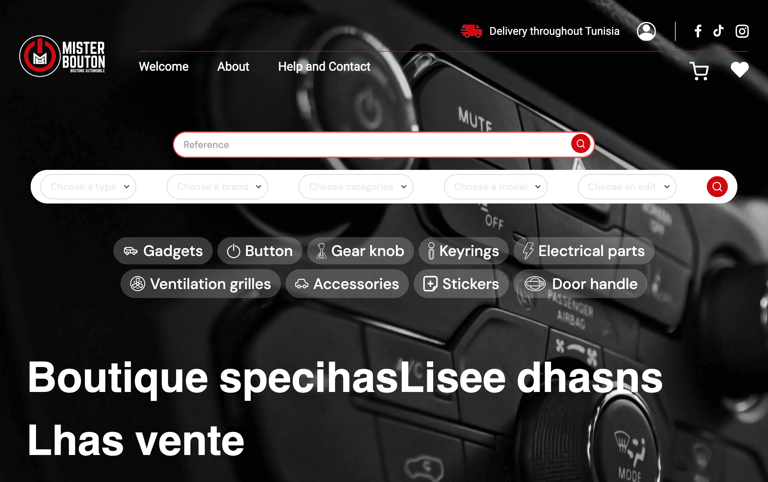Mister Bouton Car Parts Store